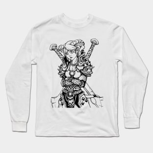 Draenei warrior Long Sleeve T-Shirt